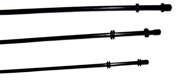 black fiberglass atv poles